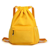 Nylon Drawstring Gym Backpack for Women String Bag Waterproof Wholesale