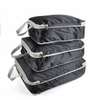 Waterproof Custom Logo Wholesale 3 Pieces Set Luggage Compression Packing Cubes for Travel