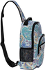 Full printing Sling Cross Body Bag Travel Hiking Casual Chest Male Small Retro Shoulder Bag