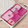 Custom Logo Travel Organizer Packing Cube Wholesale Cheap Factory Price 4pcs Set Packing Cube Travel Organizer