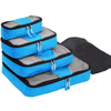 Lightweight 5 Pcs Set Luggage Packing Organizers Custom Travel Packing Cubes Personalized Neutral Colors