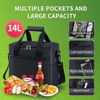 Large Capacity Waterproof High Quality Oxford Soft Lunch Box Tote Insulated Cooler Bag