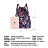 2022 Fashion Vintage Drawstring Backpacks Women Large Capacity Flower Ethnic Style Waterproof Nylon Rucksack BackpacK