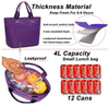 Women Lady Work Gym Picnic School Handbag Insulated Cooler Bags Thermal Insulation Lunch Bag Tote