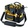 Custom Foldable Durable Multi-pockets Tool Bag Close Top Wide Mouth Garden Electrician Tote Carrier for Tool Kits Storage