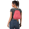 Fashion Small Size Daily Ladies Back Pack Bag Water Resistant Soft Mini Women Backpack