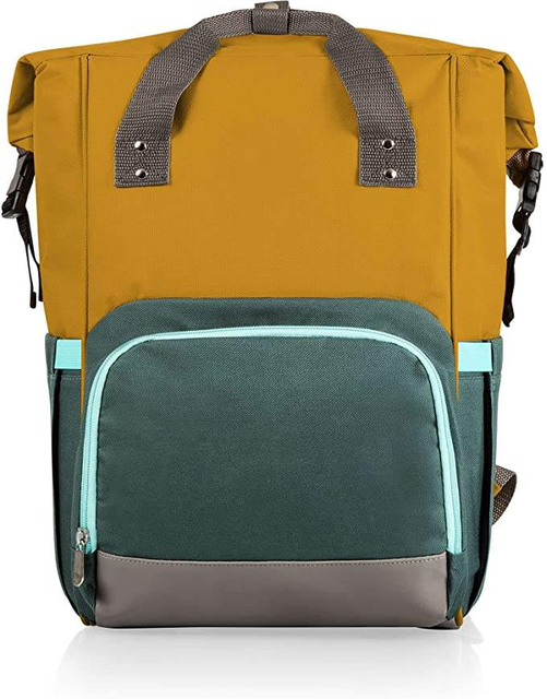 Custom Logo Roll Top Cooler Backpack Picnic Rucksack Bag Travel Camping Thermal Insulated Backpack for Man Women