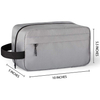 Black Waterproof Nylon Small Dopp Kit Shaving Travel Bag Toiletry Bag for Mens