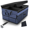 Family Use SUV Trunk Toy Accessories Organizer Bag Portable Durable Fabric Collapsible Storage Car Trunk Organizer