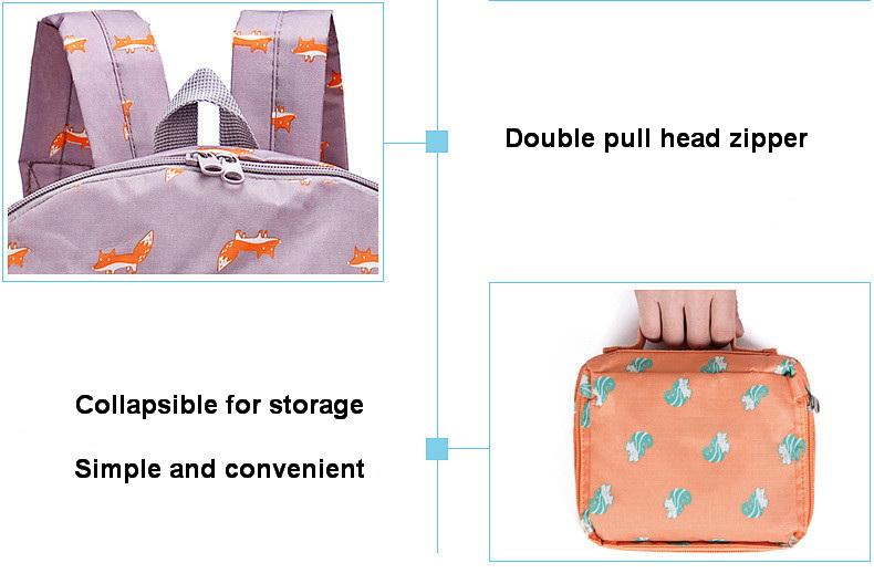BSCI Factory wholesale Promotion backpack female waterproof foldable sports fitness bag bundle pocket travel backpack