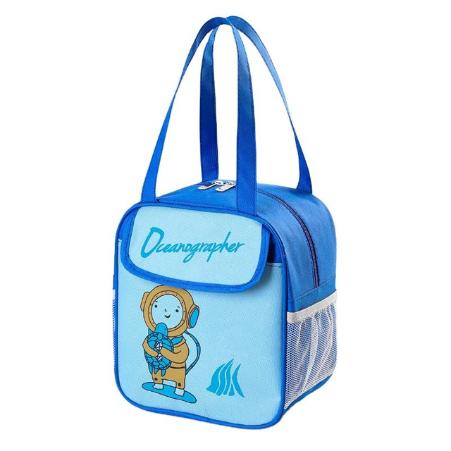 Custom Sublimation Insulated Lunch Cooler Bag Waterproof Logo Printed Cartoon Character Lunch Bag for Women Kids