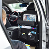 BSCI Manufacturers Car Back Seat Organizer Collapsible Storage In-car Multi-purpose Table IPad Hanging Bag