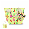Stylish Canvas Beach Tote Bag With Wide Selection of Colors of Beautiful Fashionable Cactus Canvas Beach Tote Bags for Women
