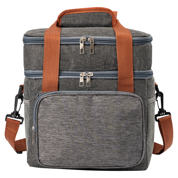 Reusable Large-Capacity Double-Layer Thermal Bag Insulated Lunch Bag Cooler Bag for Food
