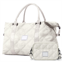 Travel Duffel Sports Tote Gym Bag Shoulder Weekender Overnight Bag for Women with Toiletry Bag