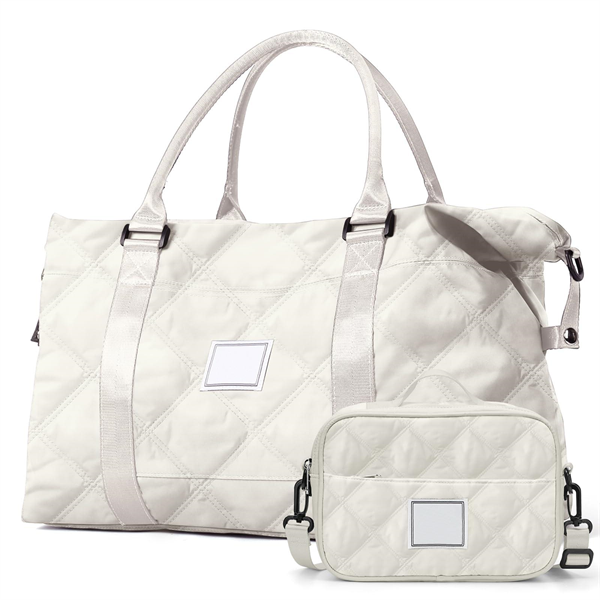 Travel Duffel Sports Tote Gym Bag Shoulder Weekender Overnight Bag for Women with Toiletry Bag