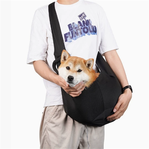 Cute Small Dog Sling Cat Carrier Adjustable Strap Hands Free Reversible Pet Puppy Travel Bag Backpack for Outdoor Travel