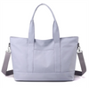 Luxury Durable Women Canvas Sports Weekender Travel Overnight Duffle Bags Tote Gym Bag With Adjustable Shoulder