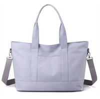 Luxury Durable Women Canvas Sports Weekender Travel Overnight Duffle Bags Tote Gym Bag With Adjustable Shoulder