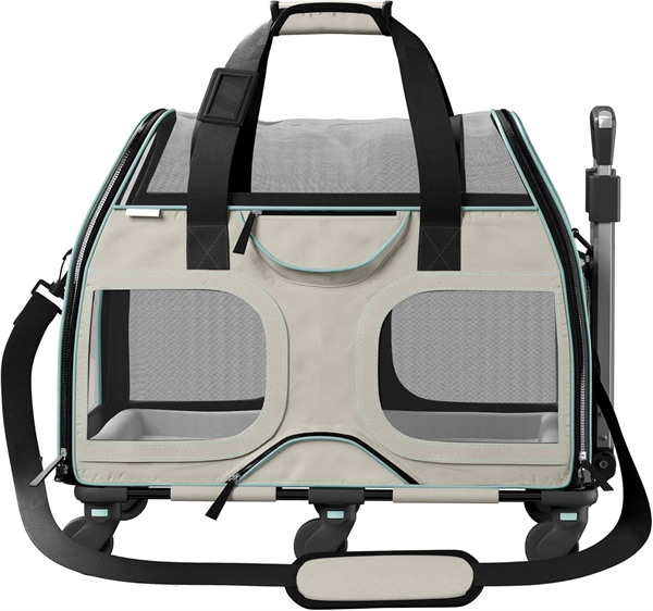 Pet Carrier for Large Cats Soft Sided Small Dog Travel Carriers 2 Kittens Sturdy Transport Carriers Long Trips