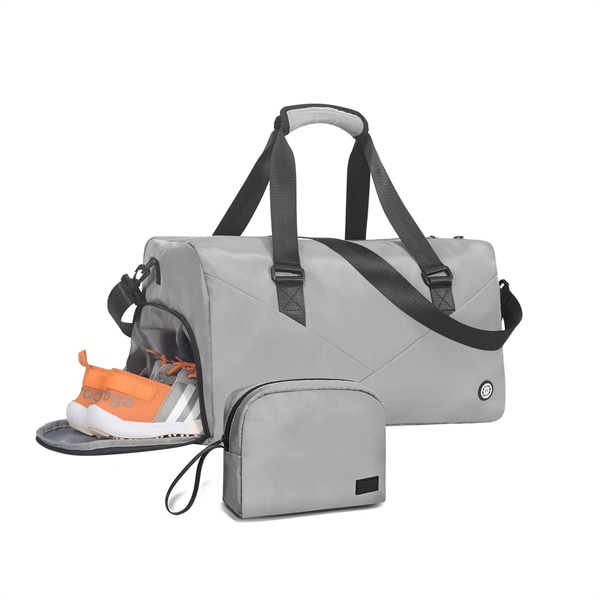 Gym Bag with Wet Pocket Duffel Bag for Overnight Sports Duffel Bag with Shoes Storage
