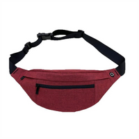 Factory OEM Adjustable Strap Money Phone Belt Bum Bag Casual Travel Fanny Pack Waist Bag Custom Logo Fashion for Men Women