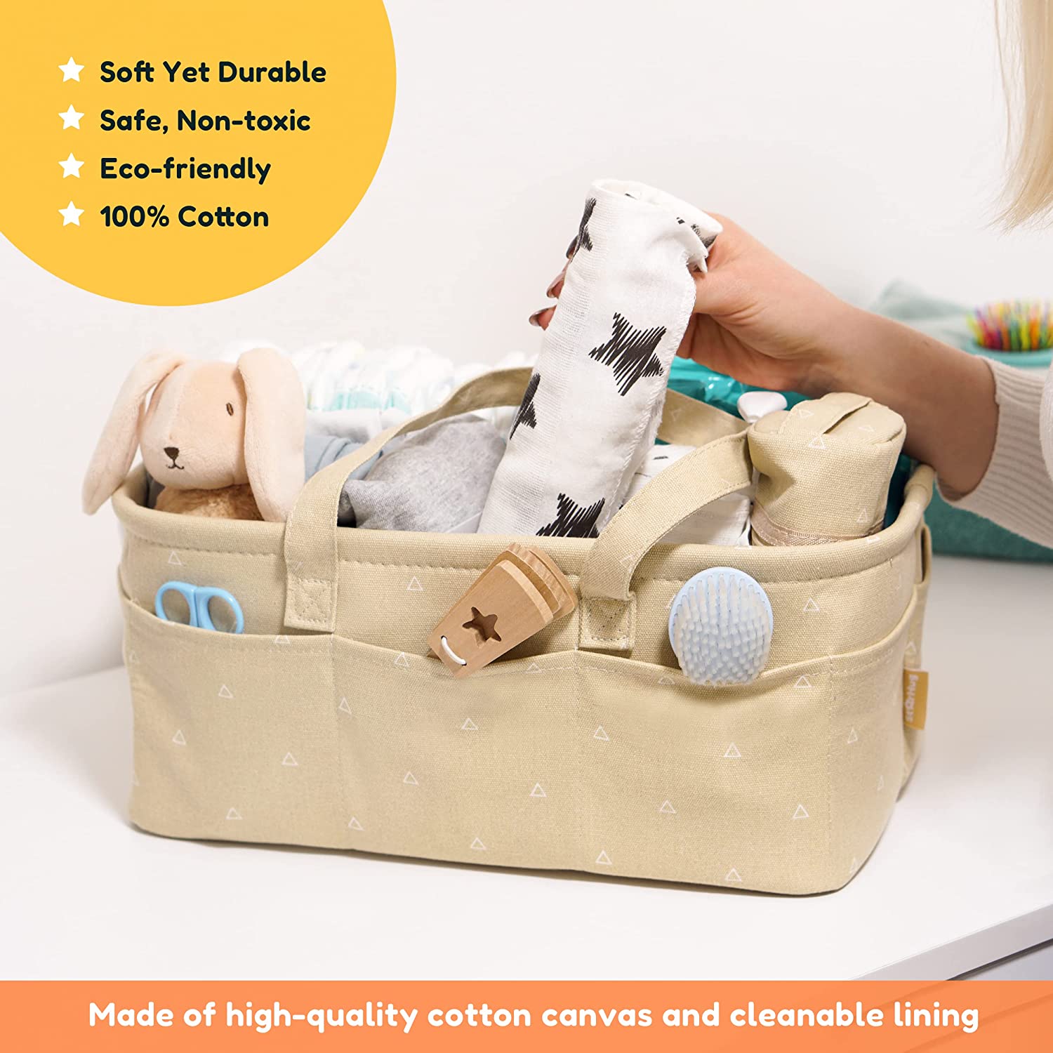 Baby Diaper Caddy Organizer