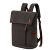 Hot Selling High Quality 16oz Washed Canvas Backpack Laptop Backpack for Adults Grey Computer Backpack
