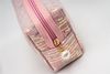 New Style Pink Color Cosmetic Bag Makeup Pouch with Shinning Fabric