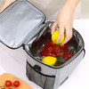 Outdoor Portable Lunch Thermal Insulation Large Fashion Picnic Bento Tote PEVA Waterproof Inner Insulated Big Cooler Bag