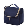 2025 Navy Blue Water-resistant Men Women Cosmetic Makeup Bag Large Capacity Travel Organizer for Full Sized Toiletries and Cosmetics
