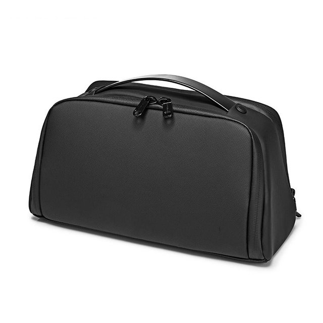Small Loveable Portable Design Easy Access Exquisite High Quality Polyester Travel Makeup Toiletry Cosmetic Bag for Men
