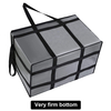 Heavy Duty Waterproof Motorcycle Cooler Bags Warm Catering Insulated Bike Delivery Bag For Food