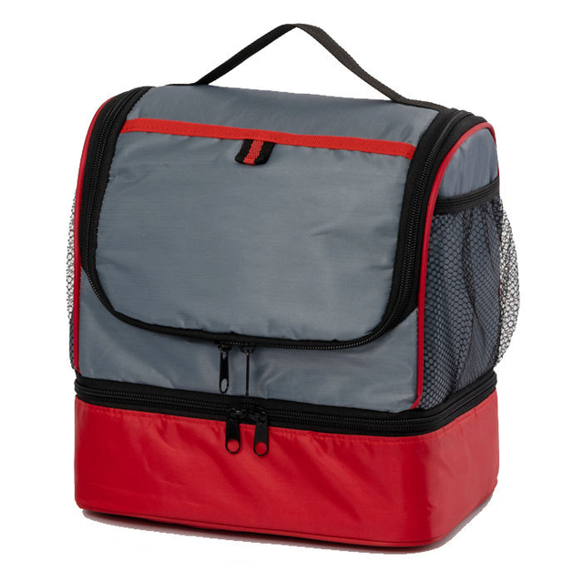 Promotional Portable Dual Compartment Insulated Lunch Cooler Bags