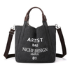 Tote Canvas Premium Custom Ladies Fashion Tote Canvas Crossbody Bag Custom Handbag with Adjustable Shoulder Strap