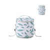 High Quality Insulated Meal Prep Bag Collapsible Drink Round Cooler Sublimation Lunch Bag with Extend Bottom