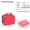 Custom Portable Waterproof Multi-functional Oxford Cloth Insulation Bag PEVA Lunch Cooler Bag