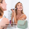 Fashionable High Quality Cosmetic Bag Organizer Green Women Multi-functional Makeup Toiletry Storage Bag