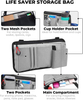 Adjustable Oxford Walker Wheelchair Pouch Storage Bag With Cup Holder For For Elderly Seniors