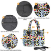 Customized Fashionable Colorful Quilted Puffer Bags for Women Shoulder Strap Padded Puffy Tote Bag