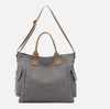 Ladies cotton canvas multi pockets handbags with shoulder strap woman canvas work bags high quality canvas bag for women