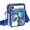 Clear Crossbody Messenger Shoulder bag Clear Bag Messenger Stadium Approved for Festivals Cross-Body Shoulder Bag Gym