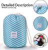Private Label 3 Pieces Trendy Cosmetic Custom Toiletry Bag Large Capacity Soft Waterproof Portable Drawstring Cosmetic Bag