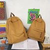 Custom Logo Durable Canvas School Backpack Bags for Boys Girls Lightweight Travel Rucksack Casual Daypack