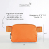 Waterproof Small Waist Bags Belt Fashionable Bum Bag with Adjustable Strap Unisex Fanny Packs for Women Men