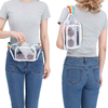 Wholesale Waterproof Clear Pvc Fanny Pack Crossbody Custom Logo Rainbow Belt Waist Bag