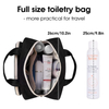 Fashionable Waterproof Customized Unisex Brush Holder Toiletries Makeup Bag Printing Travel Bag Cosmetic