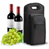 promotional 2 bottle thermal insulation fabric carry tote cooler bag picnic outdoor bags for wine bottles