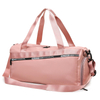 Promotional Women Sports Bag Pink Duffle Bag with Shoe Compartment Custom Gym Sports Duffel Bags for Travel