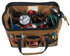 Waterproof Durable Canvas Tool Kit Bag Electrical Technician Tool Bag Storage With Adjustable Shoulder Strap